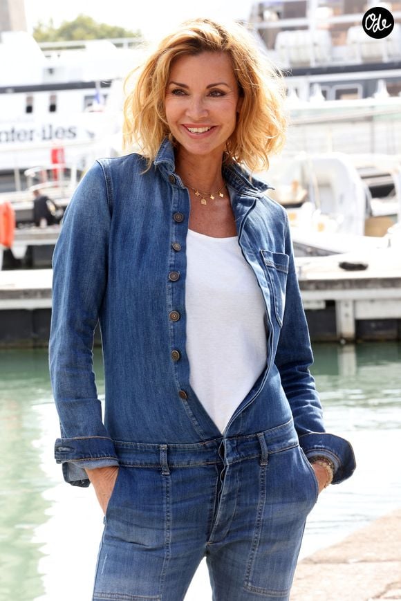 Ingrid Chauvin de "Demain nous appartient" au festival de la Fiction de La Rochelle, le 18 septembre 2021.

© Jean-Marc Lhomer / Bestimage