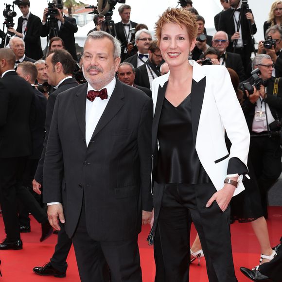 Natacha Polony et son mari Perico Légasse - Montée des marches du film "L'Amant Double" lors du 70ème Festival International du Film de Cannes. Le 26 mai 2017.
© Borde-Jacovides-Moreau / Bestimage