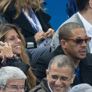 JoeyStarr et sa compagne Priscilla de Laforcade à Paris en 2012. ©Bestimage