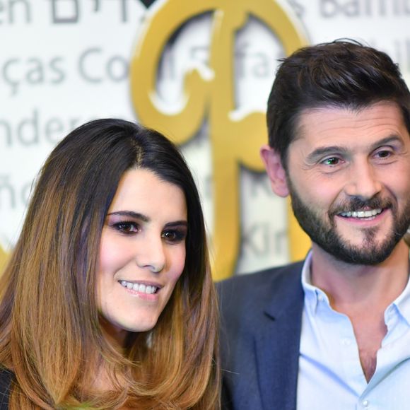 Exclusif - Karine Ferri et Christophe Beaugrand lors du 7ème gala de l'association "Les Rois du Monde" avec un plateau d'artistes et une vente aux enchères au profit des enfants défavorisés, orphelins et hospitalisés, suivi d'une soirée dansante à la Salle Wagram à Paris, France, le 18 février 2019.  © Rachid Bellak/Bestimage