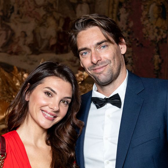 Camille Lacourt et Alice Detollenaere assistent au gala de charité You Care au Cercle de L'union Interalliee à Paris le 3 décembre 2024 à Paris, France. Photo by Alexis Jumeau/ABACAPRESS.COM