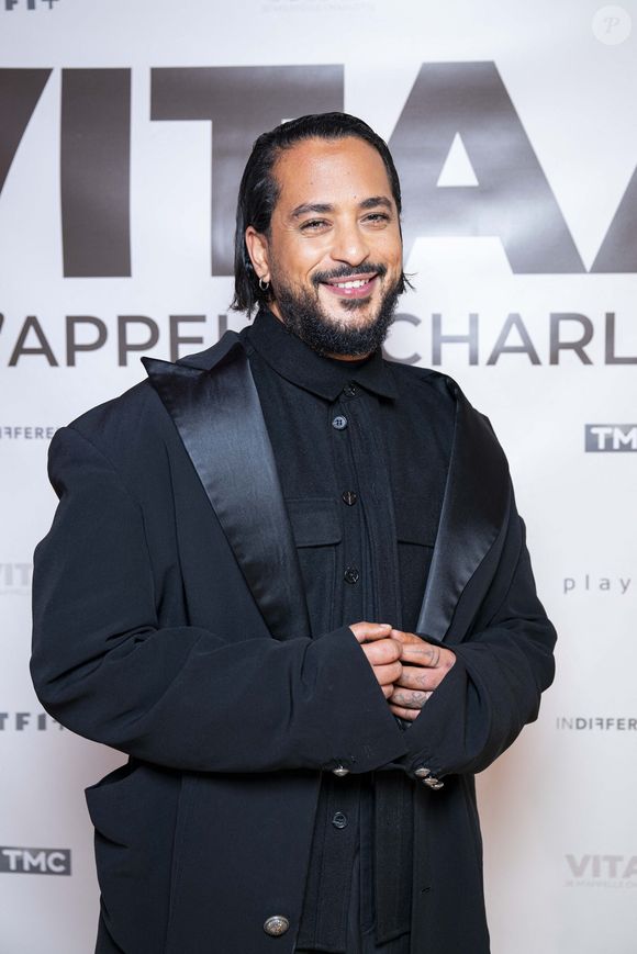 Exclusif - Slimane à la projection privée en avant-première du documentaire sur Vitaa (Charlotte Gonin) "Je m'appelle Charlotte" dans les locaux de TF1 à Boulogne Billancourt le 18 novembre 2024. Le documentaire sera diffusé le 22 novembre sur TMC en prime time et TF1+.
© Pierre Perusseau / Bestimage