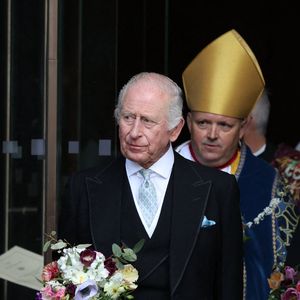 Le roi Charles III et la reine Camilla lors de l'office royal du bordeaux à la cathédrale de Durham, à Durham, au Royaume-Uni, le jeudi 17 avril 2025. Photo par Ryan Jenkinson/Parsons MediaABACAPRESS.COM