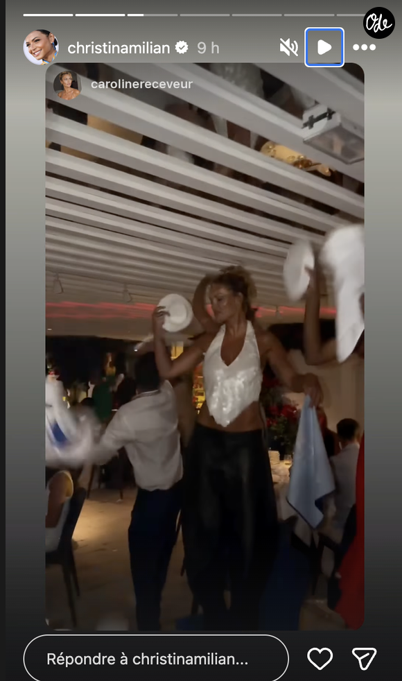 Christina Milian, Caroline Receveur, Cindy Bruna à Saint-Tropez