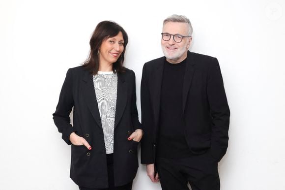 Karina Marimon, Laurent Ruquier - Enregistrement de l'émission "TPMP (Touche Pas à Mon Poste)", présentée par C.Hanouna et diffusée sur C8. Le 20 février 2024
© Jack Tribeca / Bestimage