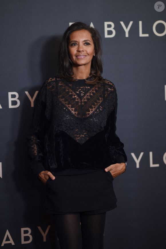 Karine Le Marchand à la première française de Paramount Pictures Babylon au théâtre Le Grand Rex le 14 janvier 2023 à Paris, France. Photo par Franck Castel/ABACAPRESS.COM