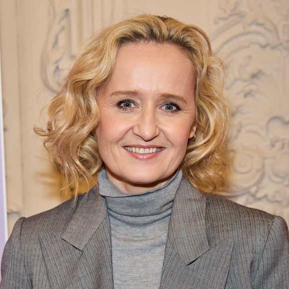 Exclusif - Caroline Roux (présidente de la cérémonie) - Cérémonie des Trophées du MédiaClub’Elles dans les salons de l'Hôtel de Lassay à Paris le 9 février 2023. Cette soirée récompense les femmes et les hommes ayant oeuvré pour une meilleure représentation des femmes dans les médias. © Cyril Moreau/Bestimage