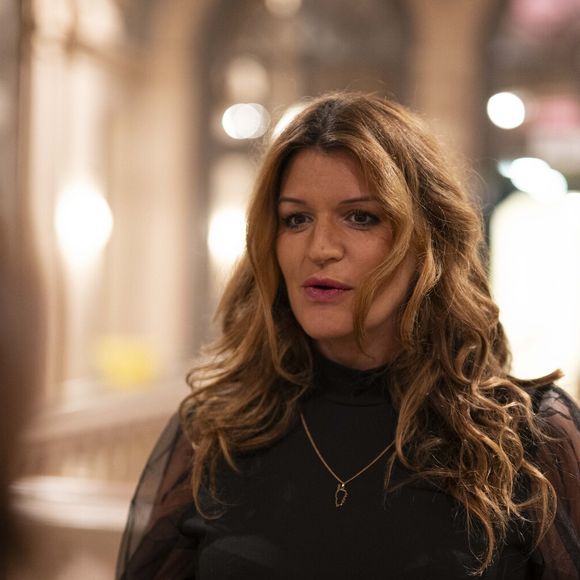 Marlène Schiappa, enceinte ( présidente de "Actives") lors du  dîner des femmes cheffes d'entreprises organisé par l'ONG "Actives" avec le soutien de L'Oréal, LinkedIn et Tilder au Trianon à Paris le 23 septembre 2025.
© Pierre Perusseau / Bestimage
