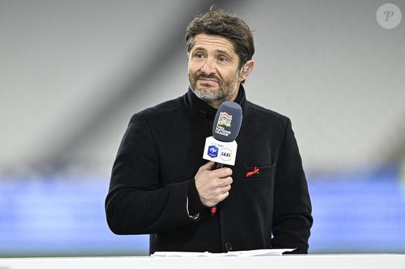 Bixente Lizarazu pour Telefoot sur TF1 TV lors du match de football UEFA Nations League France VS Croatie le 23 mars 2025 au Stade de France à Saint-Denis près de Paris, France. Photo by Joly Victor/ABACAPRESS.COM
