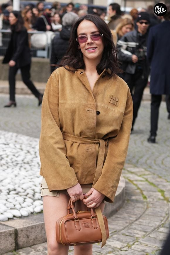 Pauline Ducruet - Arrivées au défilé Miu Miu mode femme automne / hiver 2024-2025 au Conseil Economique et Social lors de la Fashion Week de Paris (PFW), à Paris, France, le 5 mars 2024. © Lucia Sabatelli / Bestimage