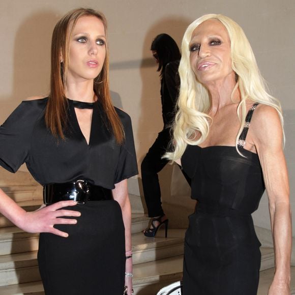 Donatella Versace et Allegra Versace en juillet 2012