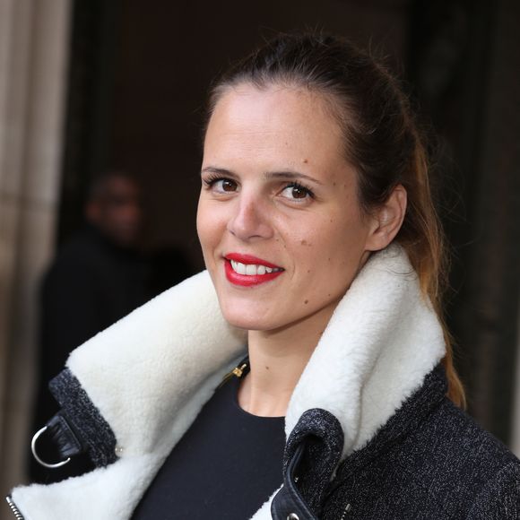 Laure Manaudou - Arrivées des people au défilé de mode, collection prêt-à-porter automne-hiver 2014/2015 "Guy Laroche" au Grand Palais à Paris. Le 26 février 2014 Guignebourg - Veeren / Bestimage