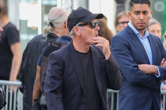 Laurent Baffie - Arrivées aux obsèques de Thierry Ardisson en l’église Saint-Roch de Paris, France, le 17 juillet 2025. © Clovis-Jacovides/Bestimage
