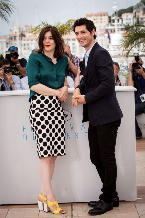 Valérie Donzelli et Jérémie Elkaïm - Photocall du film "Marguerite & Julien" lors du 68ème festival international du film de Cannes. Le 19 mai 2015.