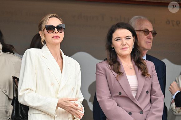 La princesse Charlène de Monaco, Mélanie-Antoinette de Massy (présidente de la fédération monégasque de tennis) - La famille princière assiste à la finale du Rolex Monte-Carlo Masters au Monte-Carlo Country Club de Monaco le 12 avril 2026

© Bruno Bebert / Bestimage