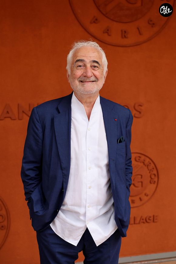Guy Savoy  lors du photocall au village des Internationaux de France de tennis de Roland Garros 2026. Paris, le 31 mai 2026. © Jacovides / Bestimage