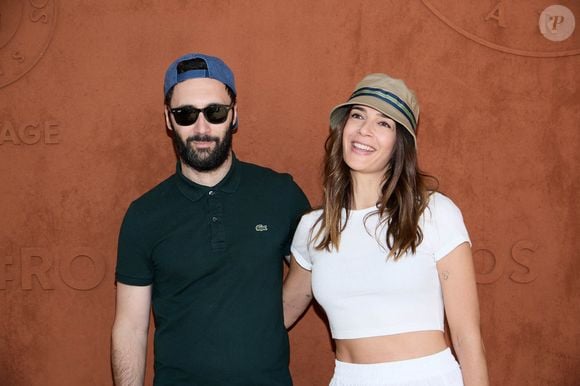 Léo Grandperret-Gallieni et Ornella Fleury au Village Roland Garros lors des Internationaux de France de tennis de Roland Garros 2023, à Paris, France, le 30 mai 2023. © Moreau-Jacovides/Bestimage