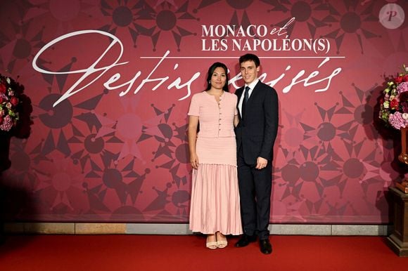 Marie et Louis Ducruet - Le prince de Monaco a inauguré l'exposition "Monaco et les Napoléon(s) - Destins croisés", au Grimaldi Forum à Monaco, le 10 juillet 2025. @Claudia Albuquerque / Bestimage