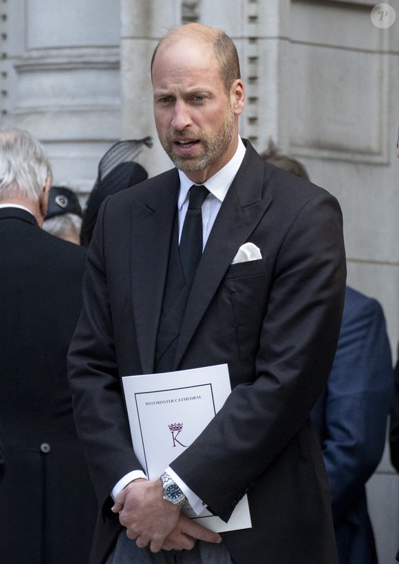 Le prince William après les funérailles de la duchesse de Kent, le 16 septembre 2025.

Photo : Goff / Bestimage