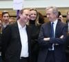 Cette fois-ci, c’est le compagnon de sa fille Delphine, Xavier Niel, qui a décidé de racheter un club
Bernard Arnault et sa fille Delphine Arnault avec Xavier Niel (compagnon de Delphine Arnault) - Inauguration de "La maison des Startups LVMH" à la station F à Paris le 9 avril 2018. © Denis Guignebourg/Bestimage
