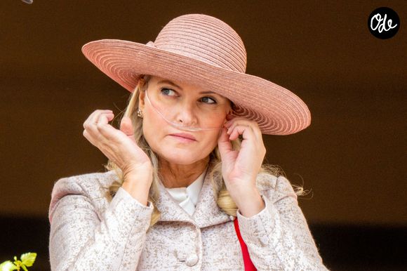 Oslo, NORVÈGE  Des membres de la famille royale norvégienne sont aperçus au balcon du Palais royal lors des célébrations de la fête nationale à Oslo, en Norvège. Backgrid USA / Bestimage



Sur la photo : la princesse héritière Mette-Marit (La princesse Mette-Marit de Norvège)