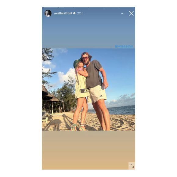 Dont la mère a refait sa vie avec un sportif de 20 ans son cadet

Axelle Laffont et son chéri Romain, "Instagram".