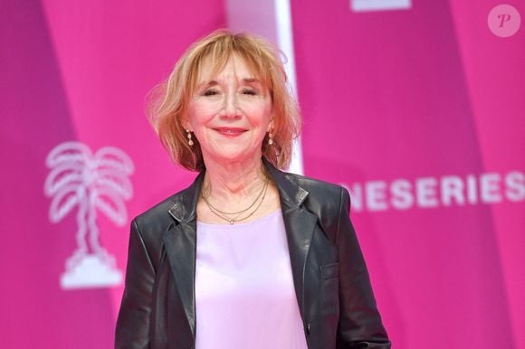 Marie-Anne Chazel assiste au tapis rose lors de la deuxième journée du 7e Festival international de Cannes, le 06 avril 2024 à Cannes, France . Photo by Franck Castel/ABACAPRESS.COM