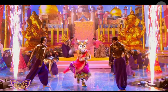 La Vache, Deuxième prime de Mask Singer, capture d'écran TF1