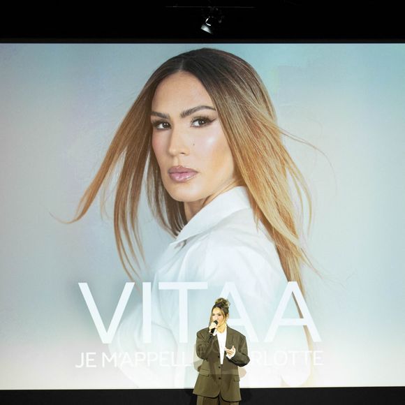 Exclusif - Vitaa à la projection privée en avant-première du documentaire  "Je m'appelle Charlotte", le 18 novembre 2024. 

© Pierre Perusseau / Bestimage