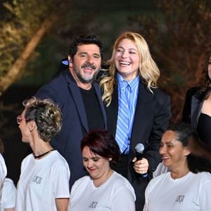 Santa et Patrick Fiori durant Corsu Mezu Mezu, le concert emmené par Patrick Fiori qui a eu lieu au stade Orange Vélodrome à Marseille, le 22 mai 2026, diffusé le 28 août sur France 3.. © Bruno Bebert/Bestimage