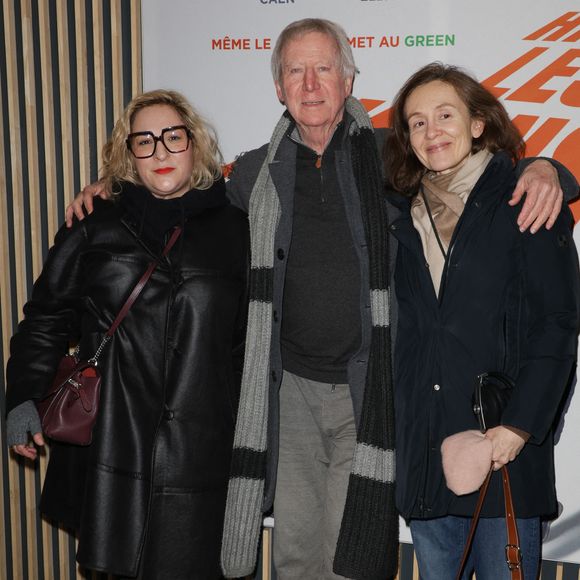 Marilou Berry, Régis Wargnier avec sa femme -Avant-première du film "Haut les mains" à l'UGC Danton à Paris le 11 février 2025. © Coadic Guirec/Bestimage