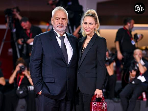 Luc Besson et Sarah Saldmann à la première de 'Father Joe' lors du 83ème Festival International du Film de Venise (Mostra), à Venise, Italie, le 6 septembre 2026. © Pierre Perusseau/Bestimage