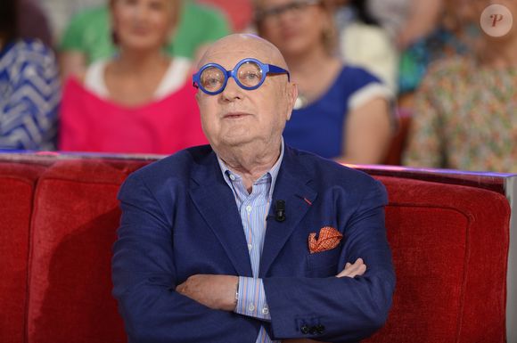 Jean-Pierre Coffe - Enregistrement de l'émission "Vivement Dimanche" à Paris le 13 mai 2015 et qui sera diffusée le 17 Mai 2015. Invité principal Charlotte de Turckheim COADIC GUIREC / BESTIMAGE