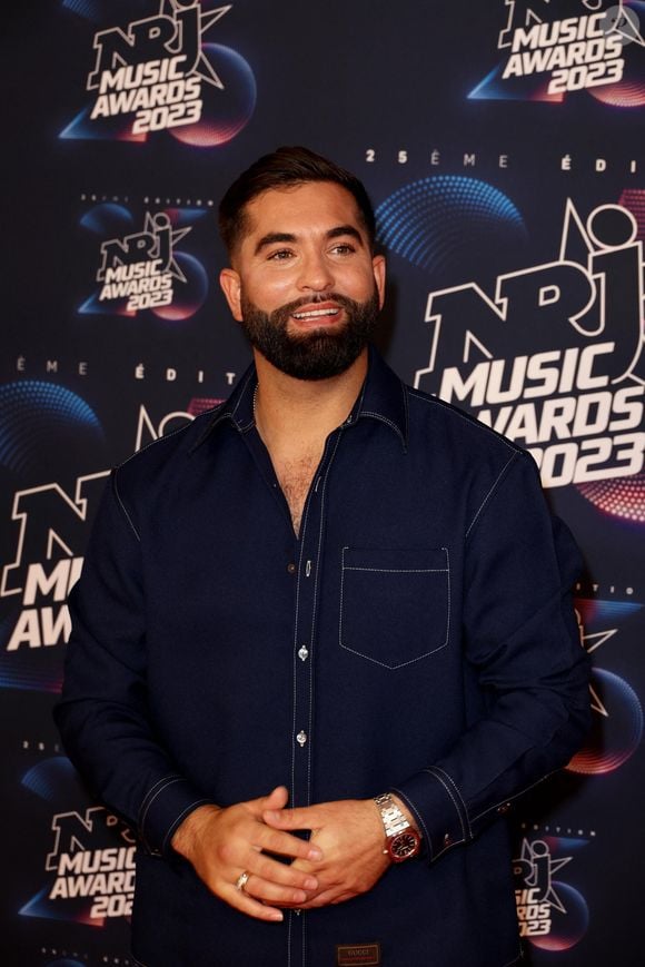 Après la naissance d'Eva Alba en janvier 2021, c'est un petit garçon qui a rejoint la famille Kendji Girac au photocall de la 25ème cérémonie des "NRJ Music Awards (NMA)" au palais des Festivals et des Congrès de Cannes, France. © Dominique Jacovides/Bestimage