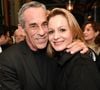 C'est ainsi qu'elle se retire provisoirement de l'antenne.

Exclusif - Thierry Ardisson et sa femme Audrey Crespo-Mara - Laurent Baffie fête son succès littéraire "1 Million de livres vendus" aux Deux Magots à Paris le 8 mars 2023. © Veeren/Bestimage
