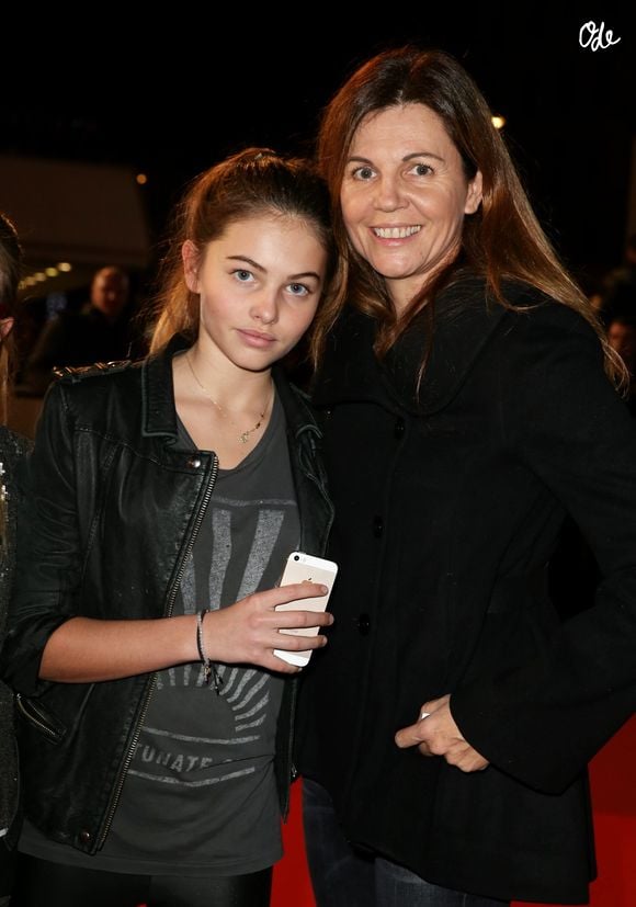 Veronika Loubry et sa fille Thylane - 16ème édition des NRJ Music Awards à Cannes. Le 13 décembre 2014 DOMINIQUE JACOVIDES / BESTIMAGE