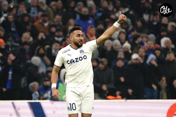 Dimitri Payet (Olympique de Marseille) lors du match de championnat de Ligue 1 Uber Eats opposant l'Olympique Marseille (OM) à l'AS Monaco au Stade Velodrome à Marseille, France, le 28 janvier 2023. Le match s'est terminé sur un match nul 1-1. © Norbert Scanella/Panoramic/Bestimage