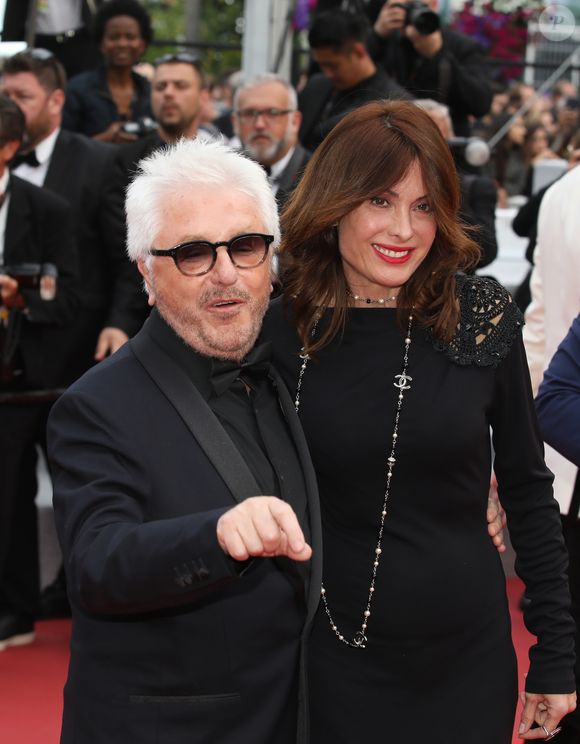 Marc Cerrone et sa femme Jill à la première de "Sibyl" lors du 72ème Festival International du Film de Cannes, le 24 mai 2019.
© Denis Guignebourg/Bestimage