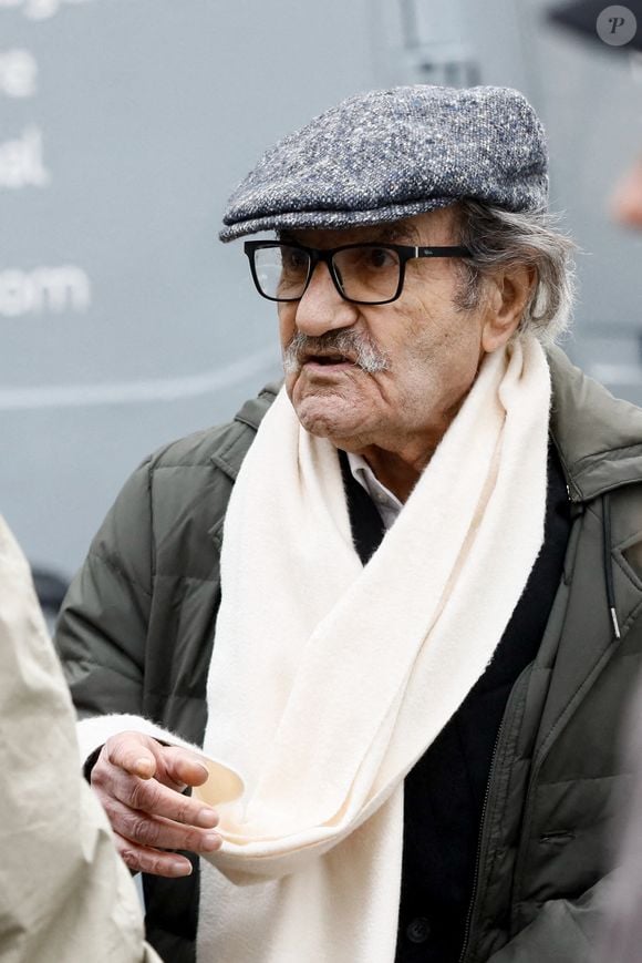 Gérard Hernandez - Sorties des obsèques de Marion Game en l'église Saint Roch à Paris, France, le 31 mars 2023. © Christophe Clovis/Bestimage