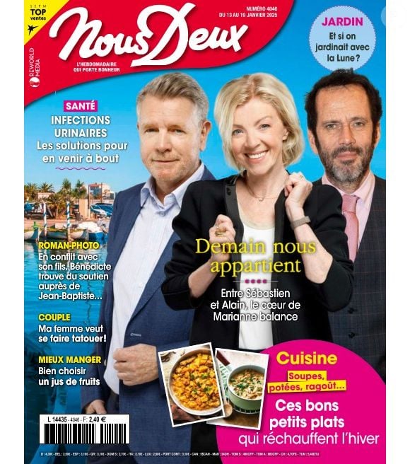 La Une du magazine Nous deux.