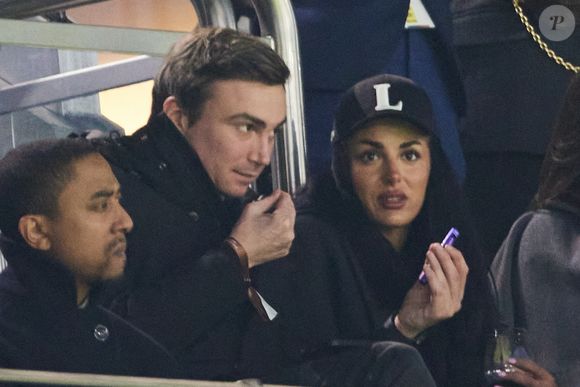 Bertrand Latour en tribunes du match de Ligue 1 McDonald's opposant le Paris Saint-Germain (PSG) au Racing Club de Lens (RCL) (1-0) au Parc des Princes à Paris, France, le 2 novembre 2024. © Cyril Moreau/Bestimage