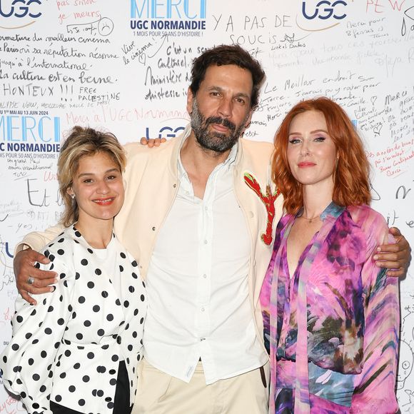 Marie Denarnaud, Mehdi Nebbou et Audrey Fleurot - Avant premiere de la série TF1 "HPI 4" au cinema UGC Normandie à Paris le 13 mai 2024. © Coadic Guirec/Bestimage