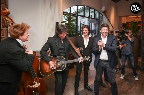 Exclusif - Patrick Bruel inaugure son hôtel cinq étoiles "L'Isle de Leos MGallery" à L'Isle-sur-la-Sorgue, France, le 23 septembre 2025. © Jack Tribeca / Bestimage
