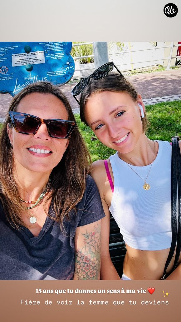 Laure Manaudou pose avec sa fille Manon, fruit de sa relation avec Frédérick Bousquet, pour ses 15 ans