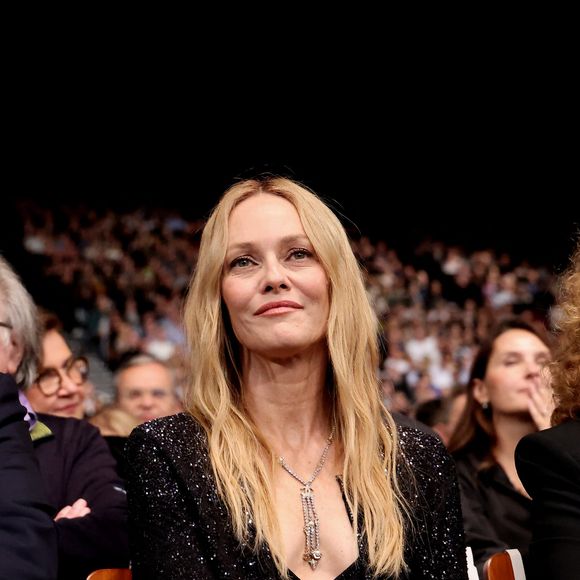 Vanessa Paradis lors de la 15ème édition du festival Lumière à Lyon le 12 octobre 2024.
Au cours de la cérémonie, le réalisateur C.Gavras a reçu le prix Lumière spécial des mains de T.Burton pour célébrer sa carrière et son cinéma engagé.

© Dominique Jacovides / Bestimage