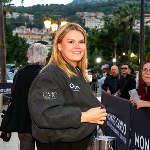 Camille Gottlieb - Le prince Albert II de Monaco donne le départ du 9ème E-Rallye de Monte-Carlo, sur la place du Casino à Monaco, le 15 octobre 2025. © Claudia Albuquerque/Bestimage
