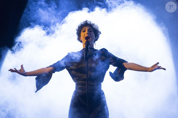 Barbara Pravi - Enregistrement de l'émission "Eurovision, c'est vous qui décidez", diffusée le 5 mars sur France 2
© Cyril Moreau / Bestimage