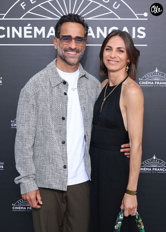 Exclusif - Florent Peyre et Virginie Stref au photocall de la cérémonie de clôture de de la 5ème édition du Festival du Cinéma Français & Gastronomie (7ème art et gastronomie), à à Aix-les-Bains, France, le 6 juin 2026. © Denis Guignebourg/Bestimage
