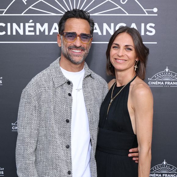 Exclusif - Florent Peyre et Virginie Stref au photocall de la cérémonie de clôture de de la 5ème édition du Festival du Cinéma Français & Gastronomie (7ème art et gastronomie), à à Aix-les-Bains, France, le 6 juin 2026. © Denis Guignebourg/Bestimage
