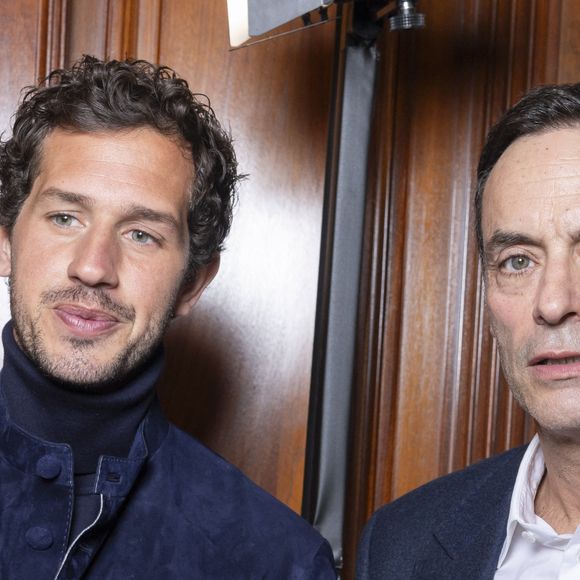 Victor Belmondo, nouvel ambassadeur de Berluti, Anthony Delon - Photocall pour les 130 ans de Berluti lors de la fashion week à Paris le 22 janvier 2025. © Olivier Borde /Bestimage